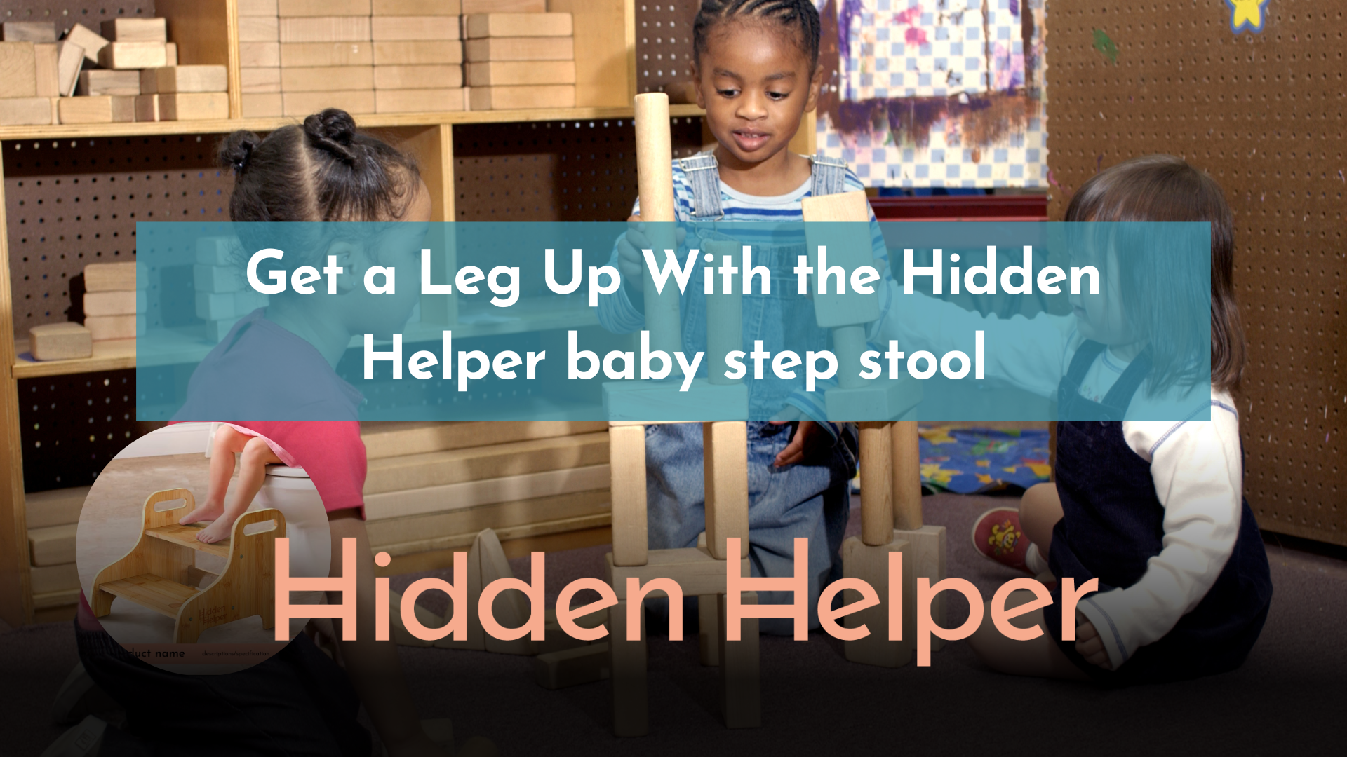 Single Step Helper Get a Leg Up With the Hidden Helper baby step stool – HiddenHelper